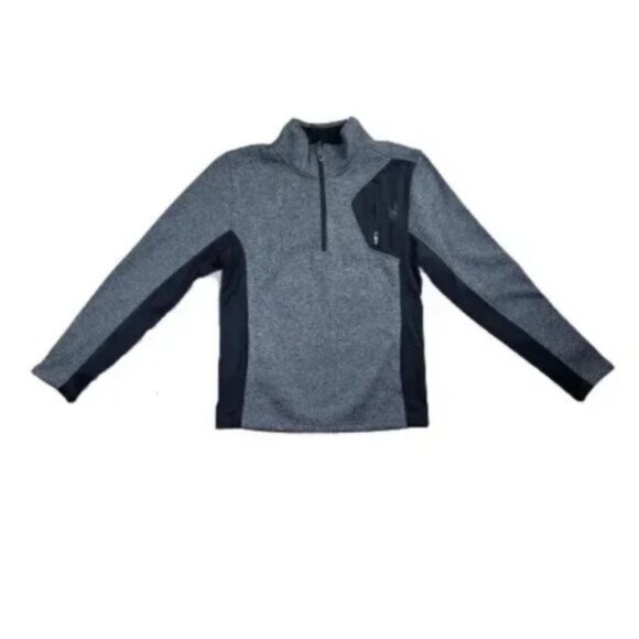 Spyder Raider Quarter Zip Pull Over Mens Size Small Performance Fleece NWT - Picture 3 of 9
